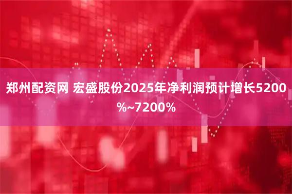 郑州配资网 宏盛股份2025年净利润预计增长5200%~7200%