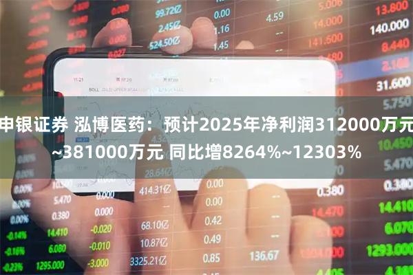 申银证券 泓博医药：预计2025年净利润312000万元~381000万元 同比增8264%~12303%